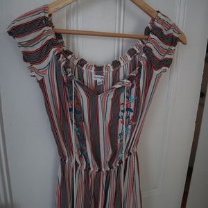 Love Fire Trendy Romper | Red, White & Blue | S